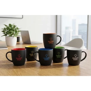 Esla 345 ml ceramic mug – White