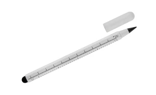 DRAWI permanent pencil with measuring scale – white
