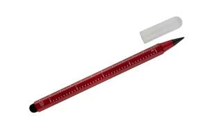 DRAWI perpetual pencil with measuring scale – red