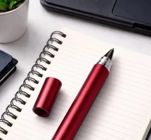 TWINO 2-in-1 ballpoint pen – red