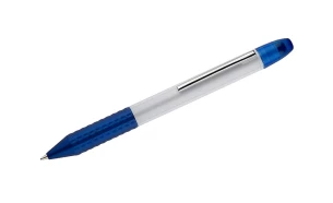 FLUO ballpoint pen with highlighter – blue