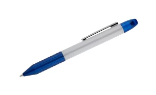 FLUO ballpoint pen with highlighter – blue