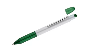 FLUO ballpoint pen with highlighter – green