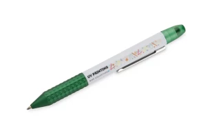 FLUO ballpoint pen with highlighter – green