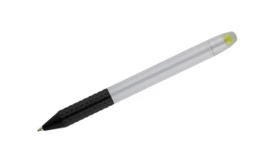 FLUO ballpoint pen with highlighter – black