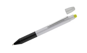 FLUO ballpoint pen with highlighter – black