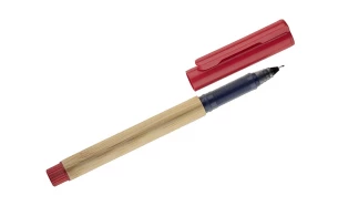 TUFI bamboo ballpoint pen – red
