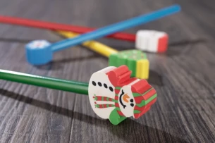 CHRISTMAS Pencil with Eraser – Snowman