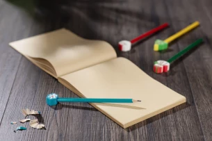 CHRISTMAS pencil with eraser – Snowflake