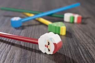 CHRISTMAS pencil with eraser – Father Christmas