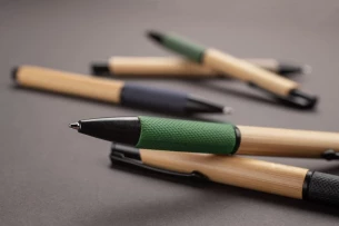 NATU bamboo ballpoint pen – green