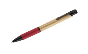 NATU bamboo ballpoint pen – red