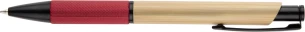 NATU bamboo ballpoint pen – red