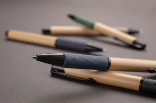 NATU bamboo ballpoint pen – navy blue