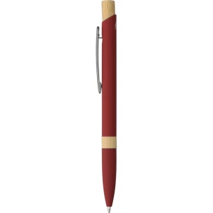 Henry ballpoint pen made from recycled aluminium – burgundy