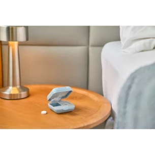 TABS pill box – light blue