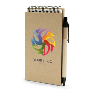 Madelyn note-taking set, notebook, pen, sticky notes – neutral