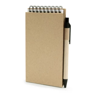 Madelyn note-taking set, notebook, pen, sticky notes – neutral