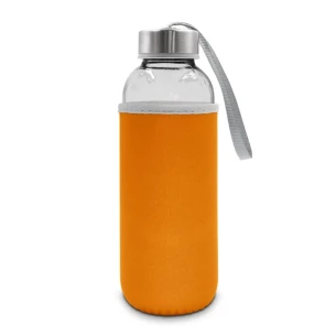 Bob 420 ml glass bottle – orange