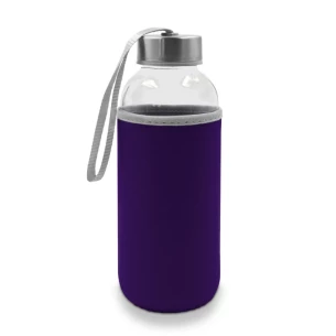 Bob 420 ml glass bottle – purple