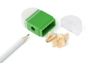 SoftieBand eraser and pencil sharpener – light green