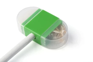SoftieBand eraser and pencil sharpener – light green