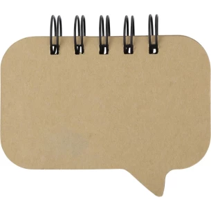 Notetaking set, ‘Zapis’ sticky notes – brown
