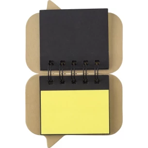 Notetaking set, ‘Zapis’ sticky notes – brown