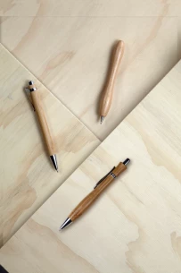 Vihaan bamboo ballpoint pen – wood