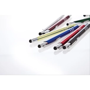 Zachary ballpoint pen and stylus – white