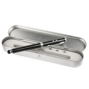 Laser ballpoint pen in a case – Blue
