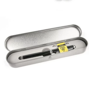 Laser ballpoint pen in a case – Blue