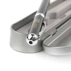 Laser ballpoint pen in a case – Blue