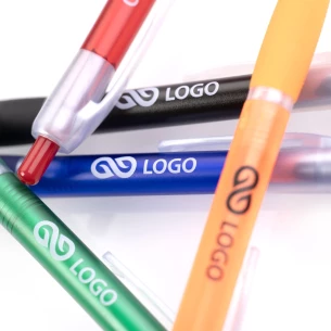 Barcelona2 Plastic Ballpoint Pen – Orange