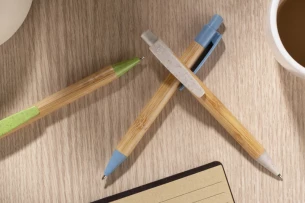 BAMMO bamboo ballpoint pen – beige