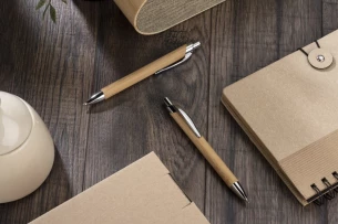 PURE bamboo ballpoint pen – brown