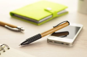 RUB bamboo ballpoint pen – brown
