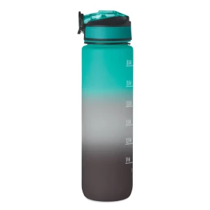 1-litre RPET sports bottle – ACTIVATE – navy blue