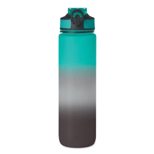 1-litre RPET sports bottle – ACTIVATE – navy blue