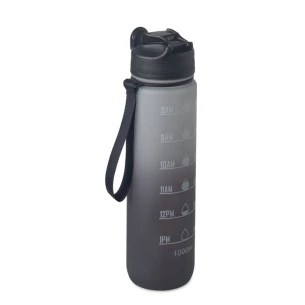 1L RPET Sports Bottle – ACTIVATE – Black