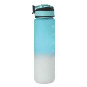 Sports bottle, 1-litre RPET water bottle – ACTIVATE – baby blue