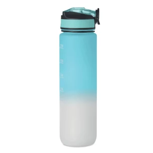 Sports bottle, 1-litre RPET water bottle – ACTIVATE – baby blue