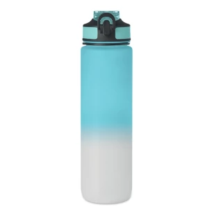 Sports bottle, 1-litre RPET water bottle – ACTIVATE – baby blue