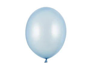 Metallised balloon 30cm - Light Blue