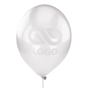 Metallised balloon 30cm - Light Blue