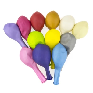 Metallised balloon 30cm - Light Blue