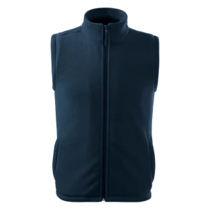 Unisex fleece waistcoat - navy blue