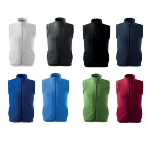 Unisex fleece waistcoat - Black