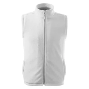Unisex fleece waistcoat - White