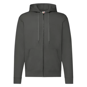 FOTL Zip Through Hooded Sweatshirt - Graphite